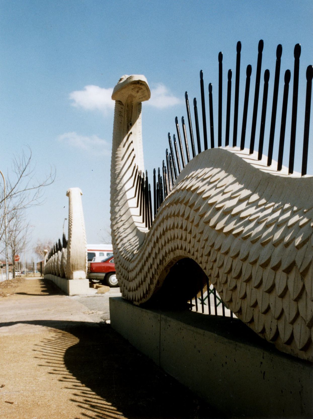 The fence around City Museum